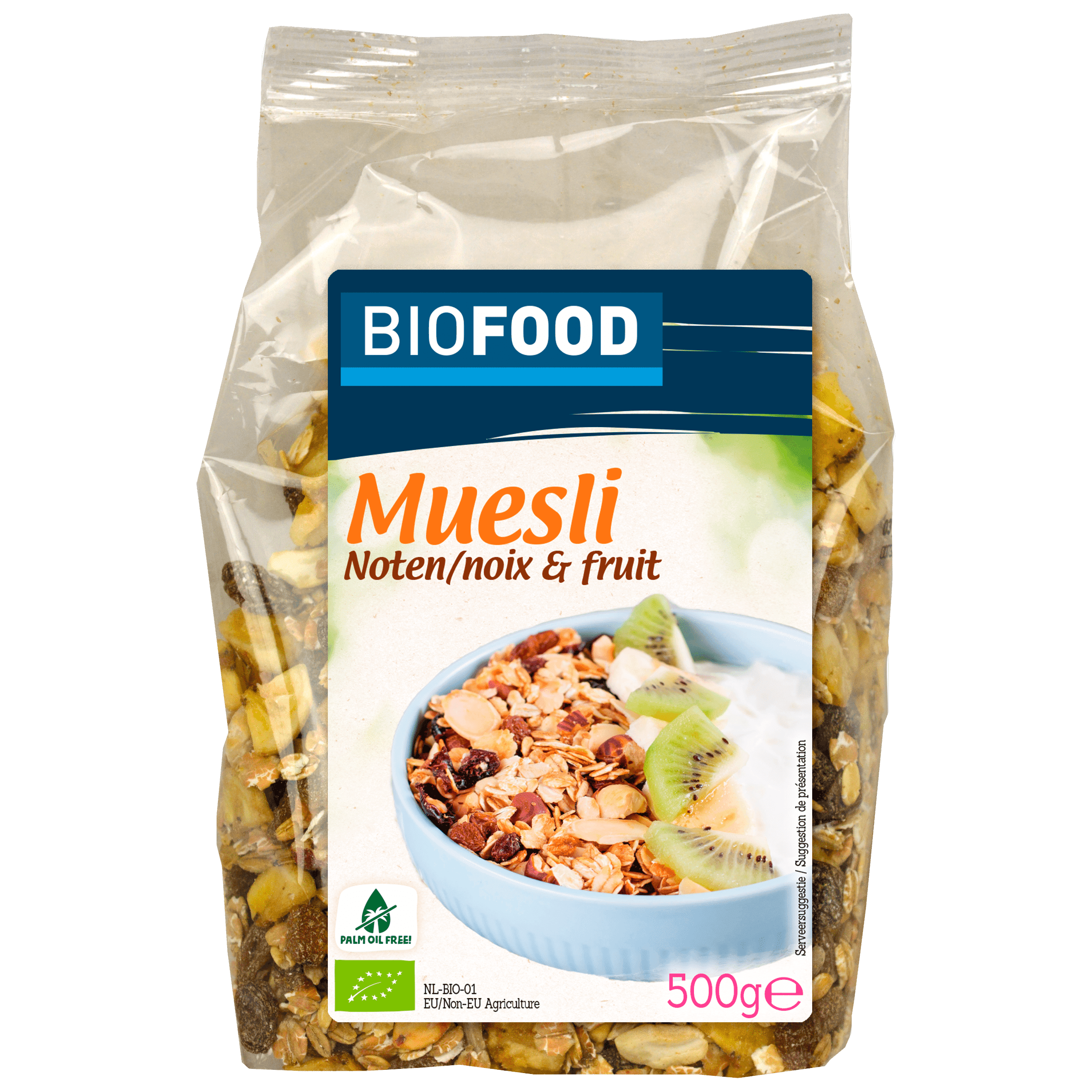 Biofood Muesli noten en fruit bio