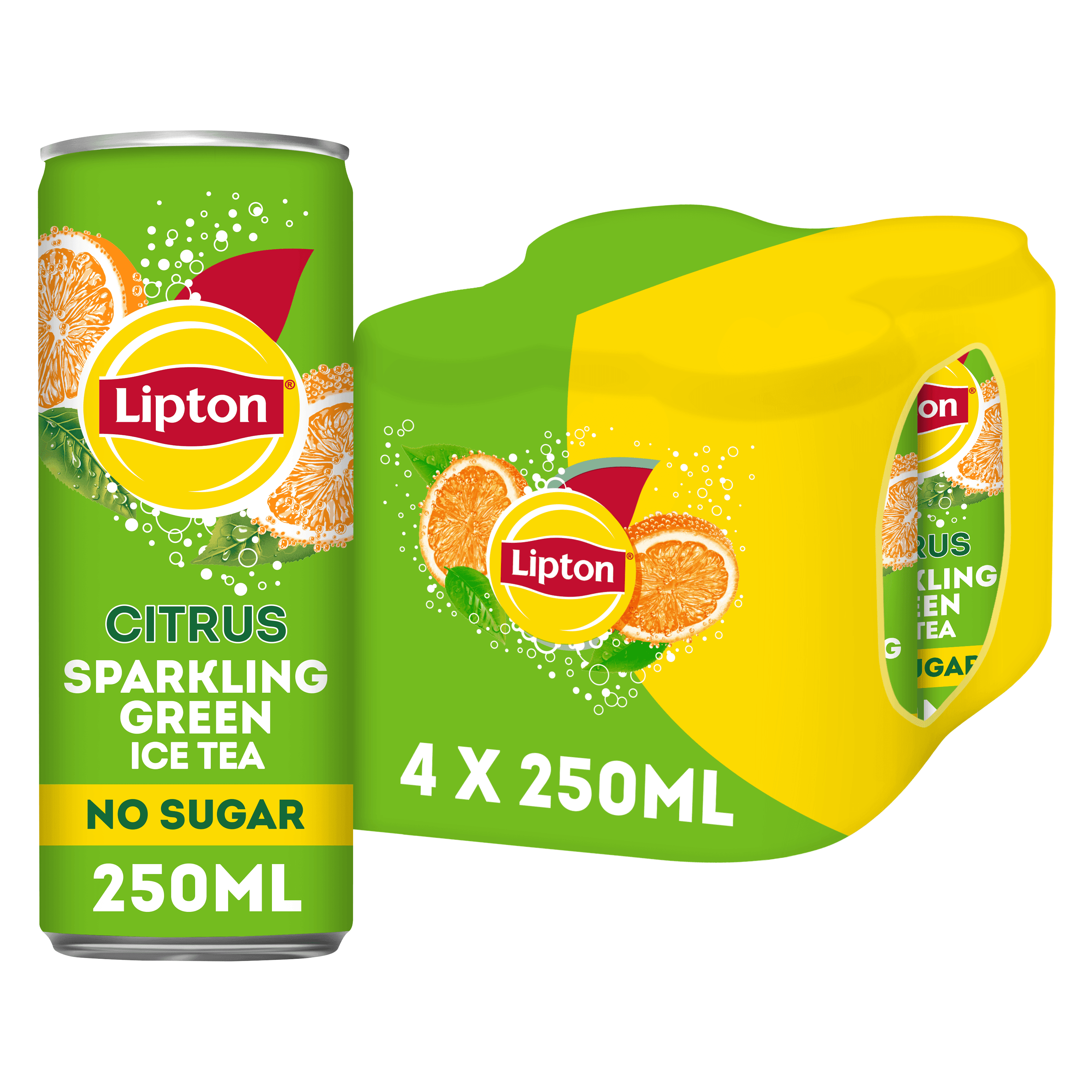 Lipton Ice tea sparkling green citrus zero