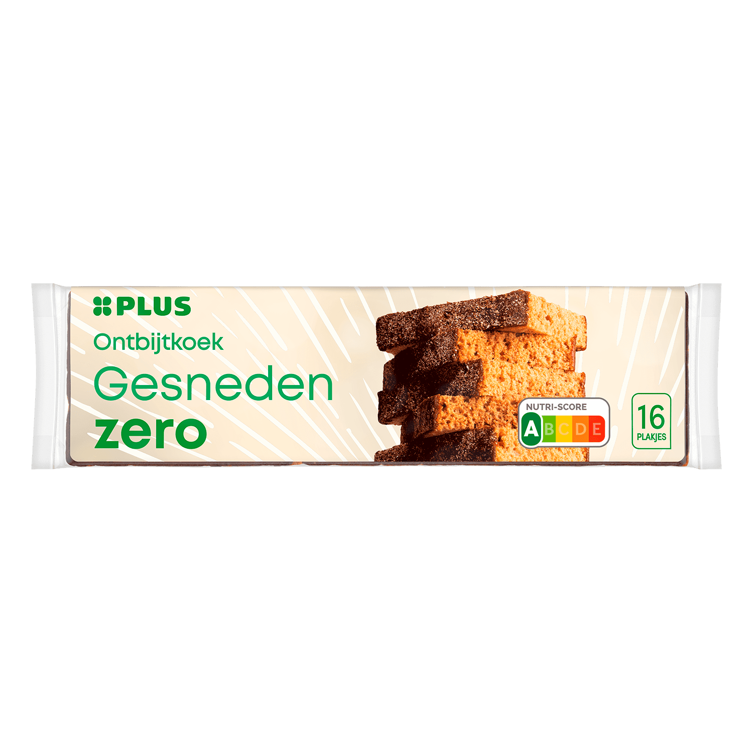 PLUS Ontbijtkoek Zero gesneden