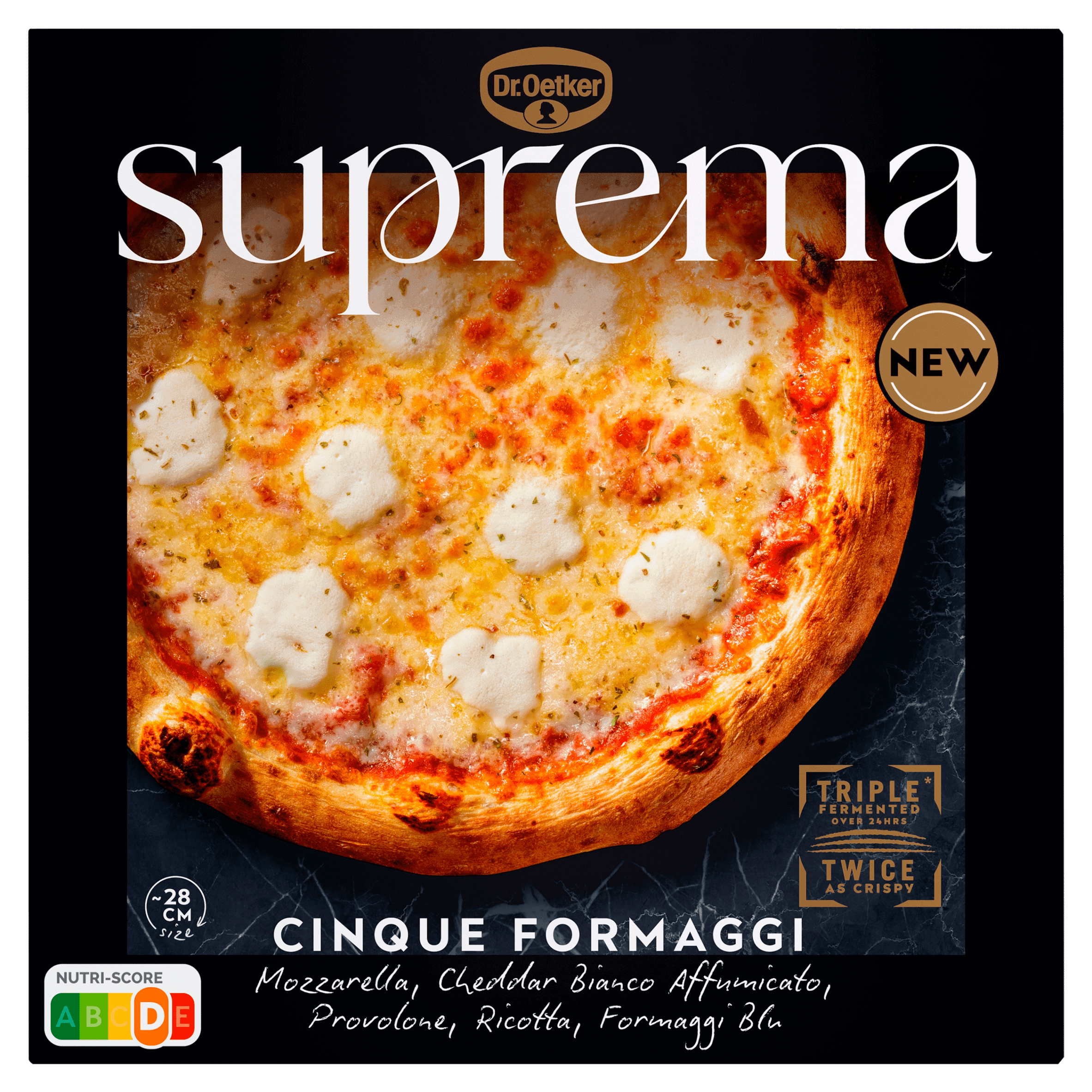 Dr. Oetker Suprema pizza cinque formaggi