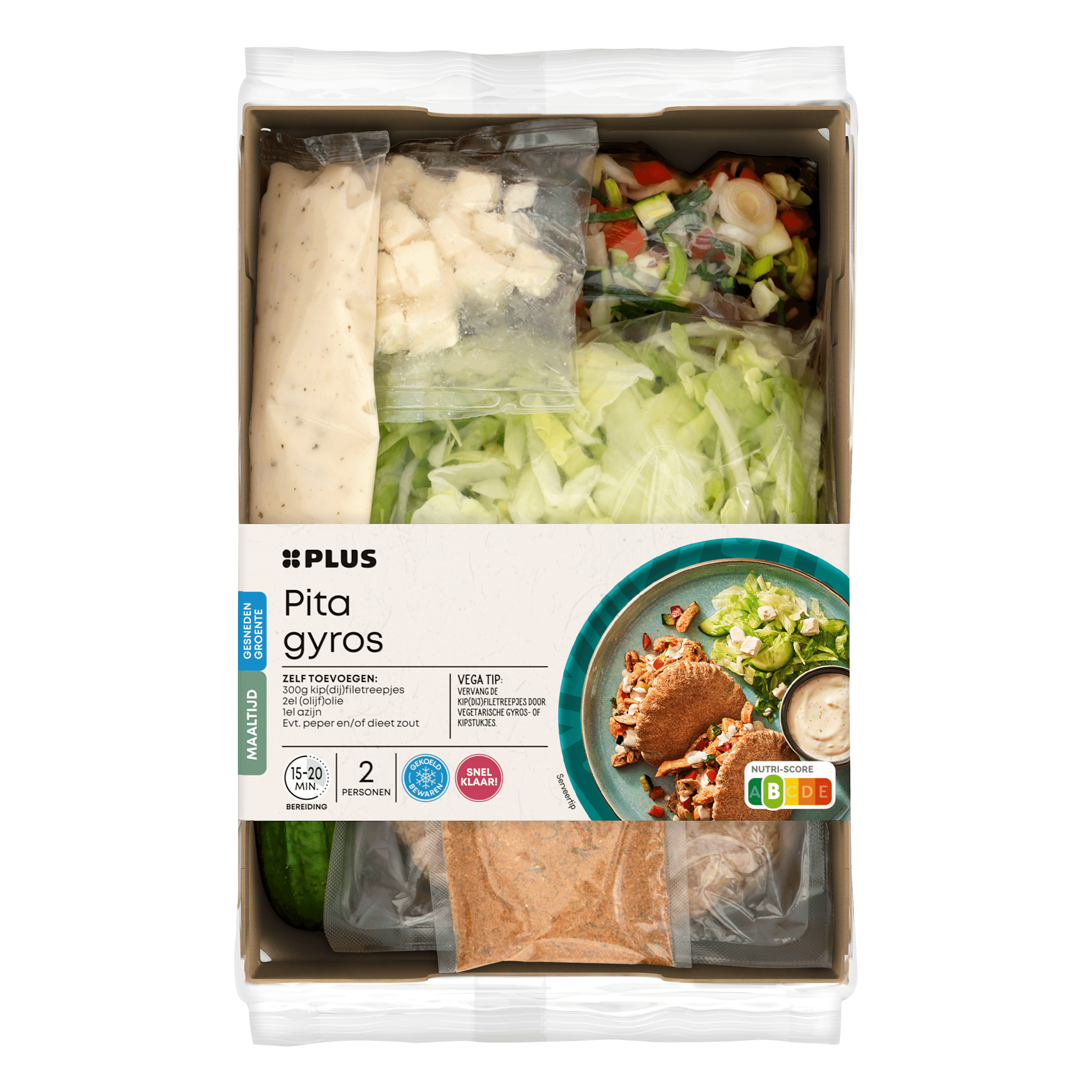 PLUS Gesneden verspakket Pita Gyros
