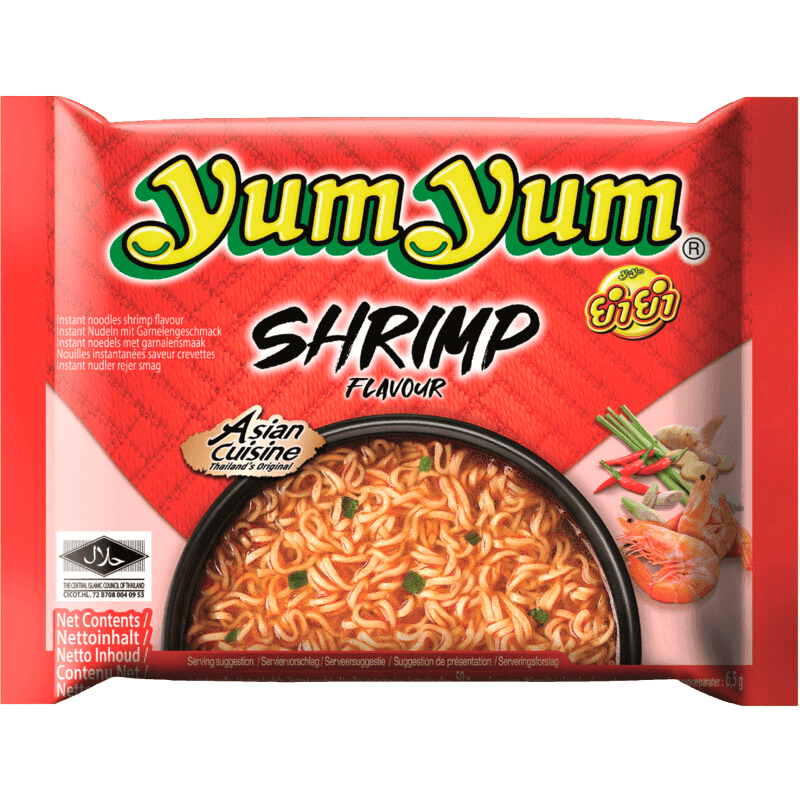 Yum Yum Instant noedels garnalensmaak 5 st