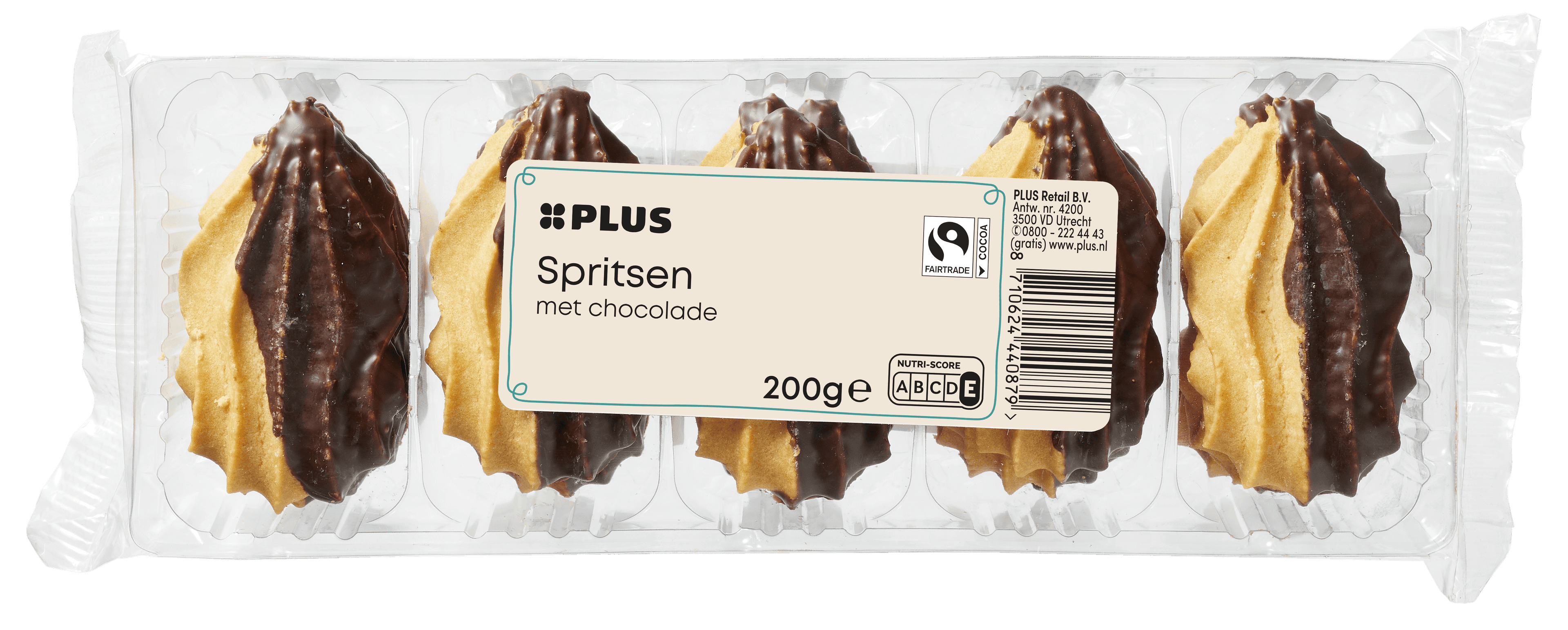 PLUS Chocolade sprits Fairtrade