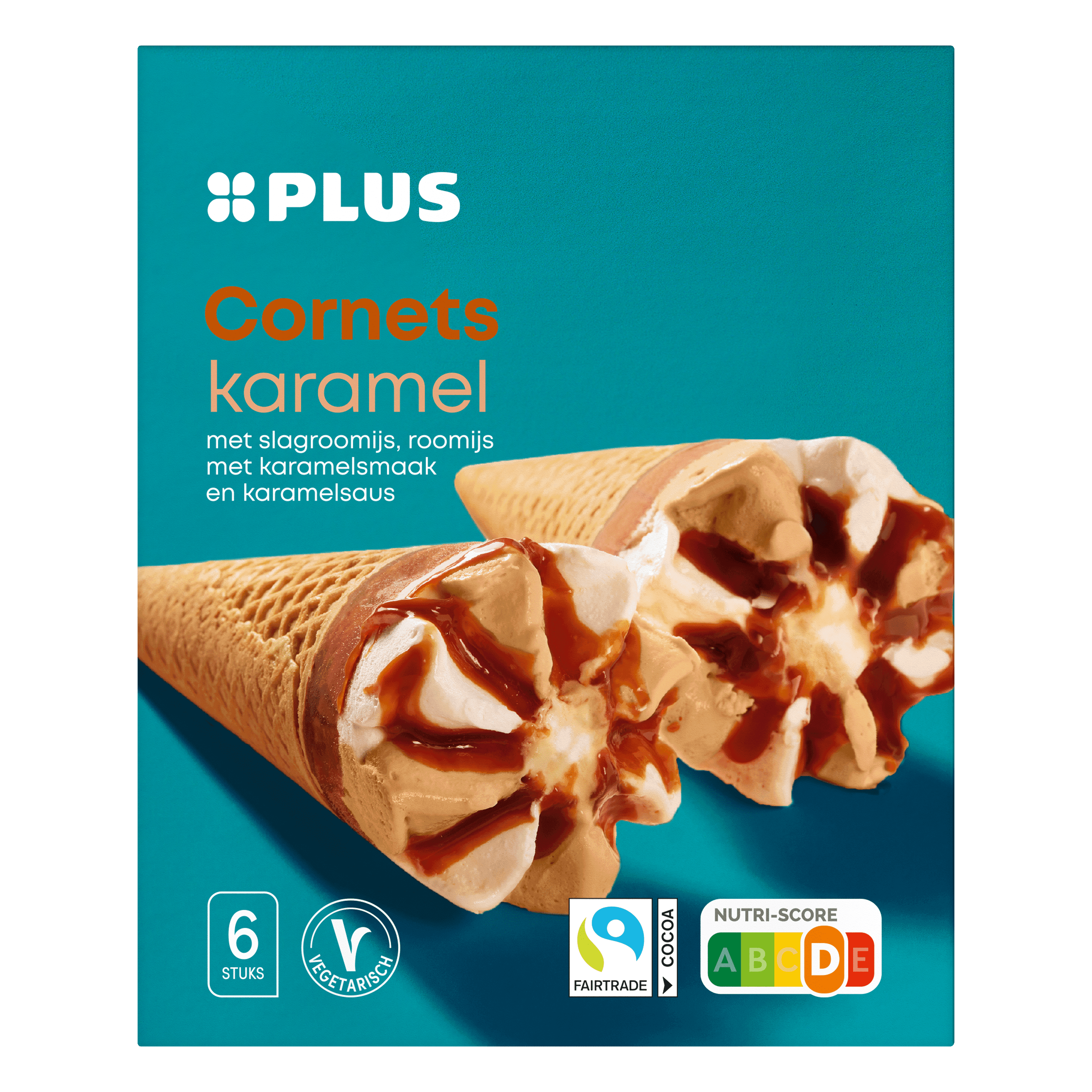 PLUS Cornets karamel