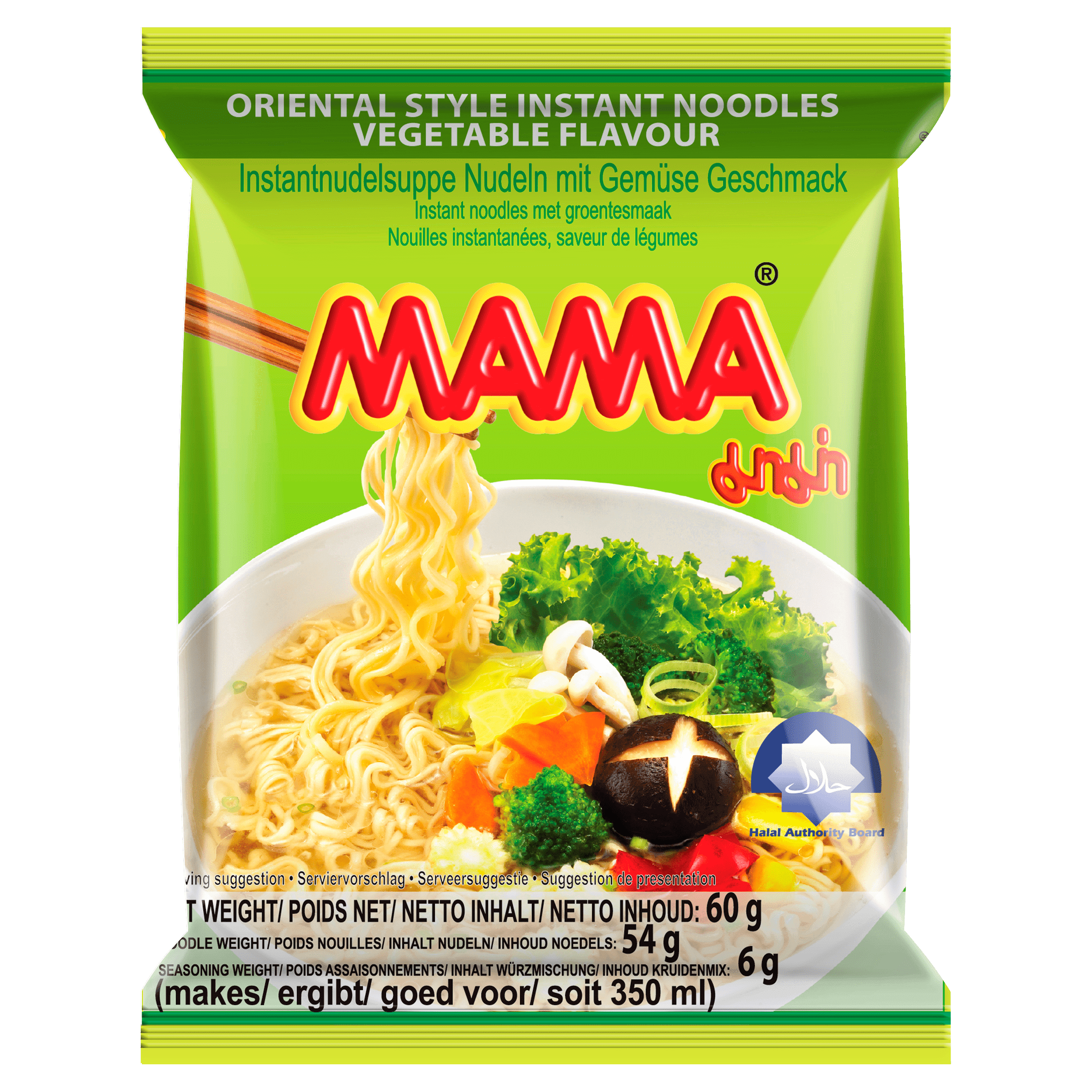 Mama Instant noedels met groentesmaak