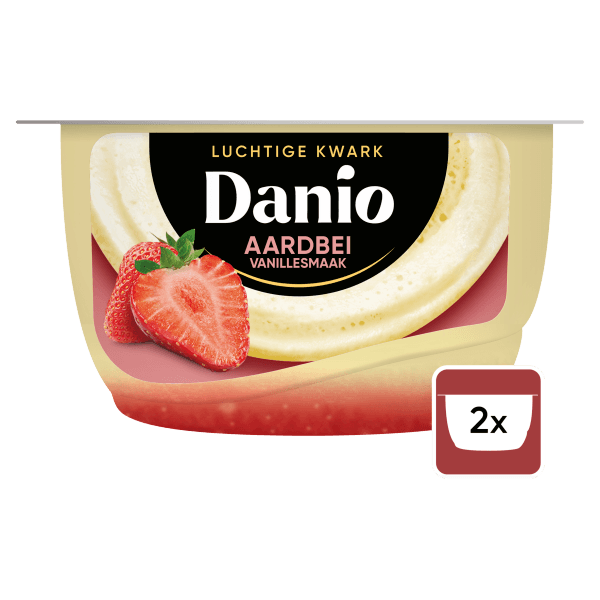 Danio Luchtige Kwark Aardbei Vanille