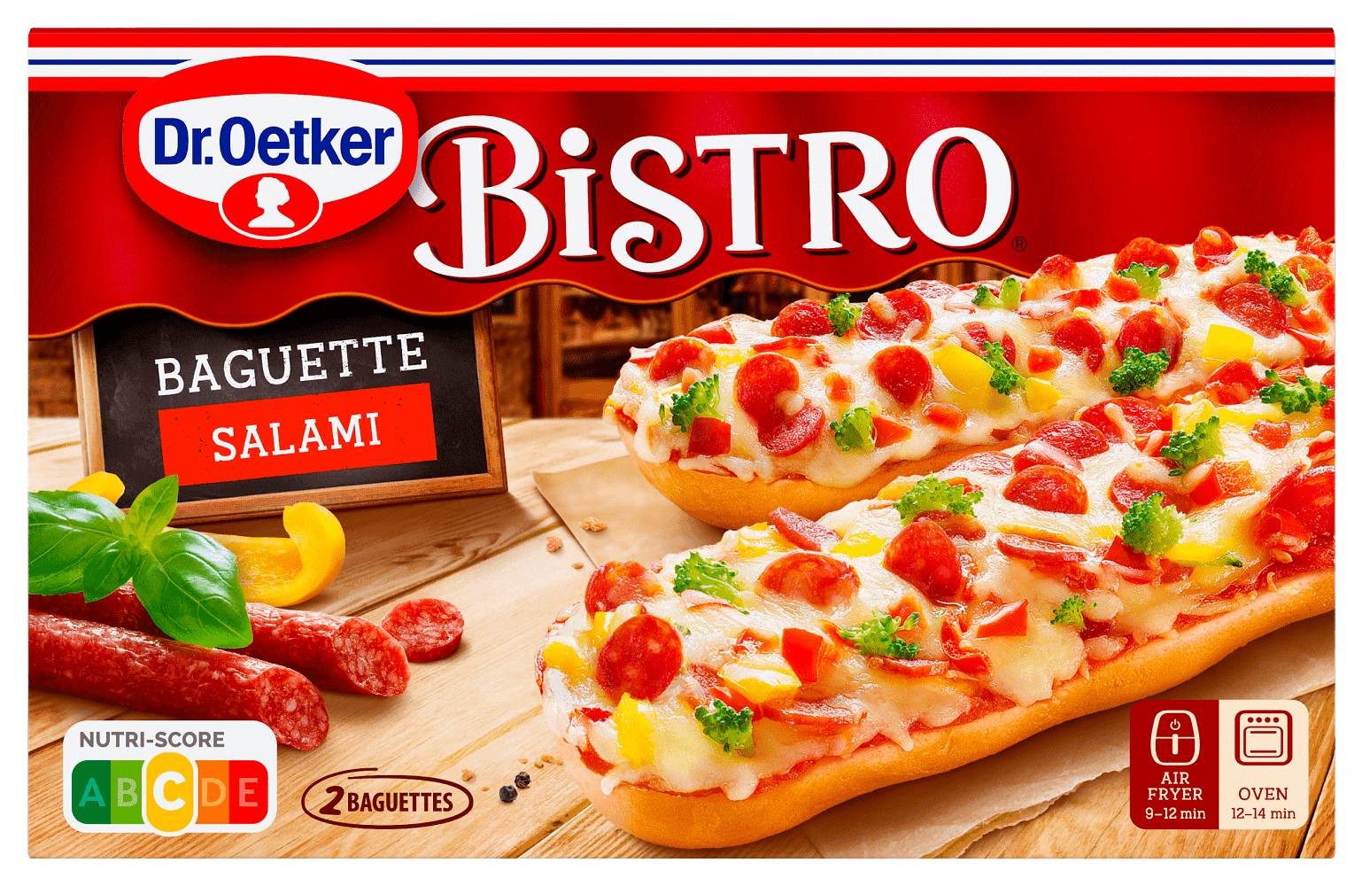 Dr. Oetker Bistro Baguette pizzabroodje salami