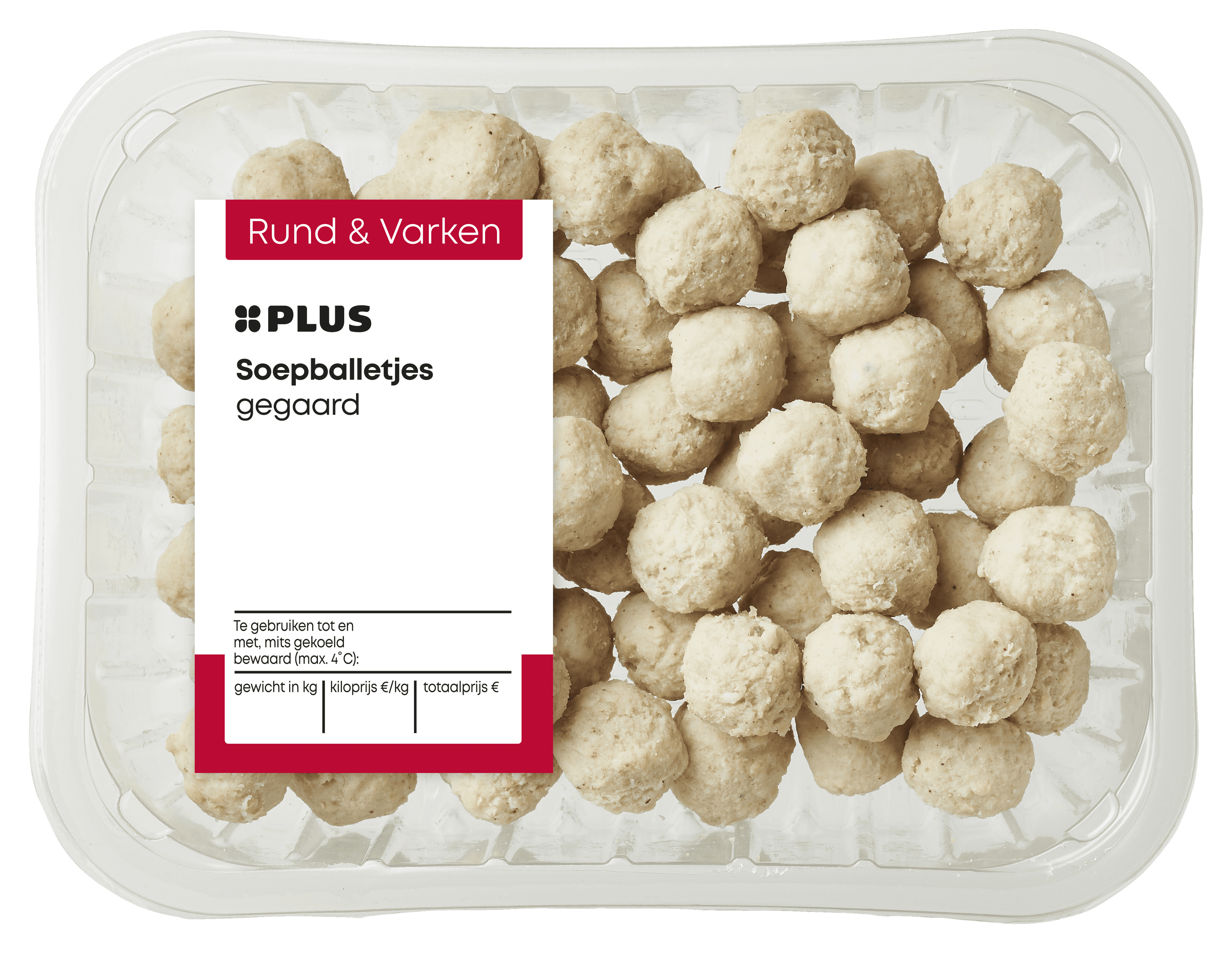 PLUS Gegaarde soepballetjes