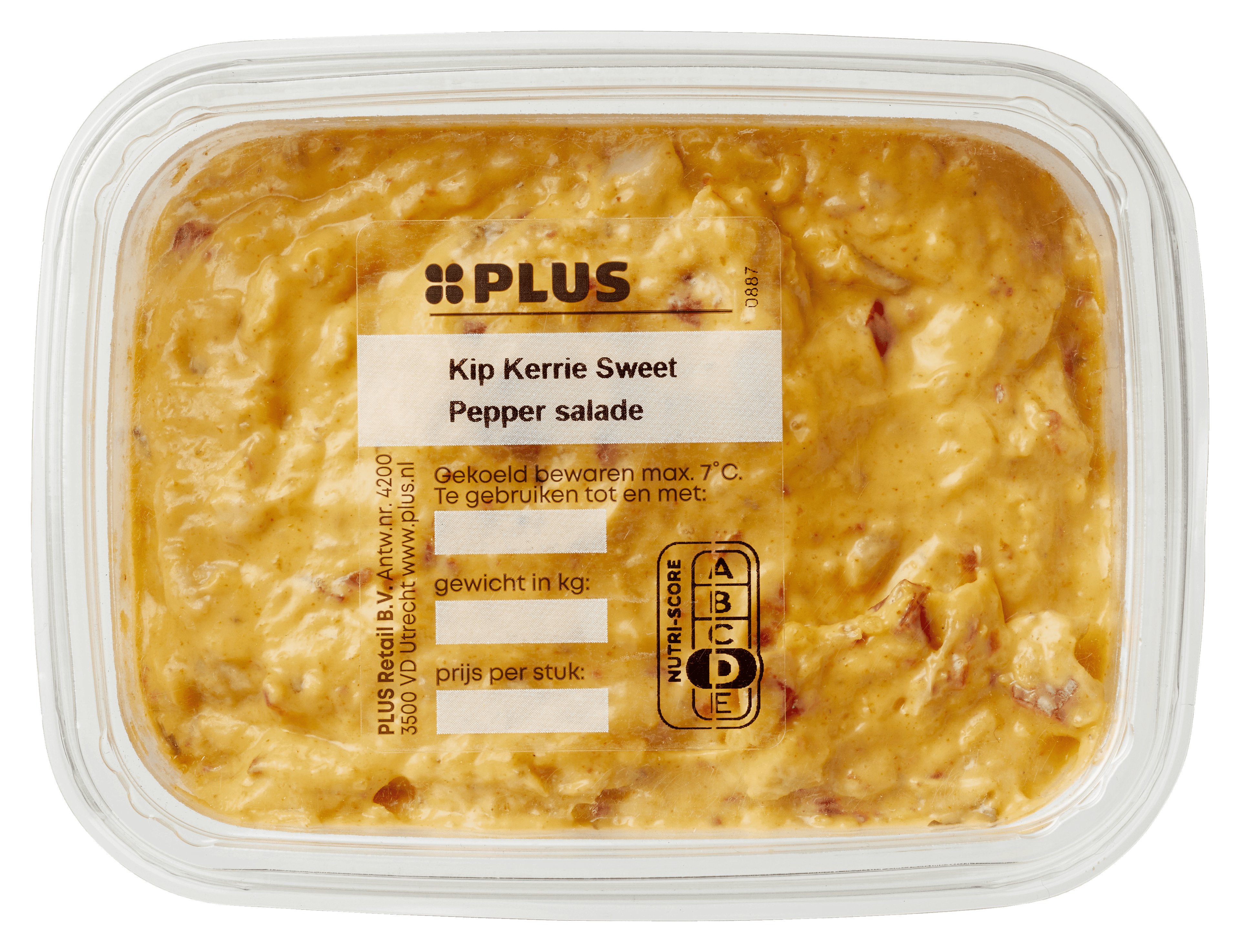 PLUS Kip Kerrie Sweet Pepper Salade