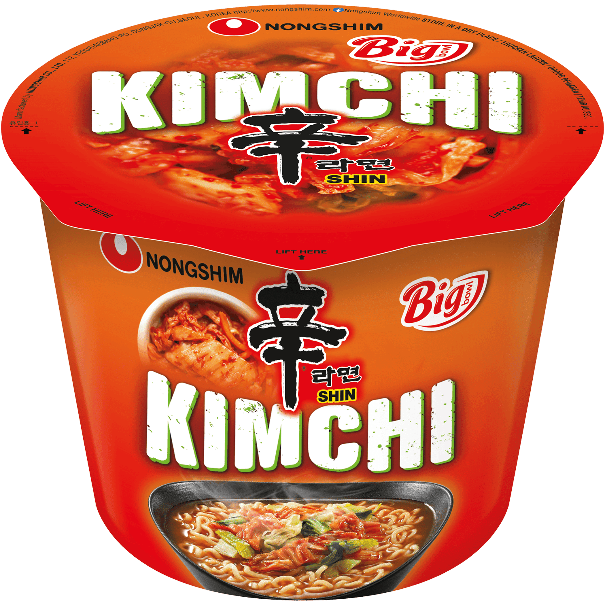 Nongshim Instant Noedels Shin Kimchi
