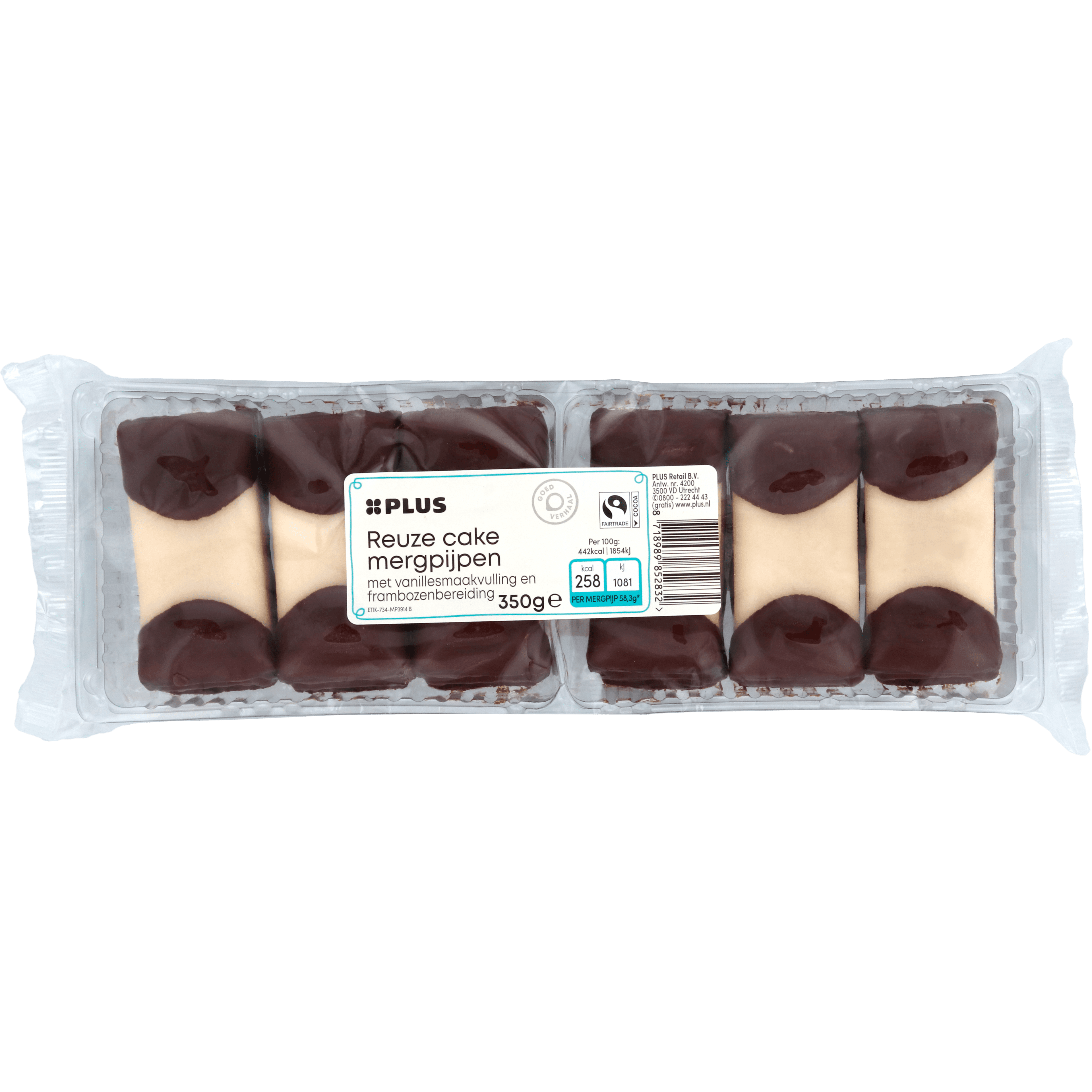 PLUS Reuze mergpijpen Fairtrade