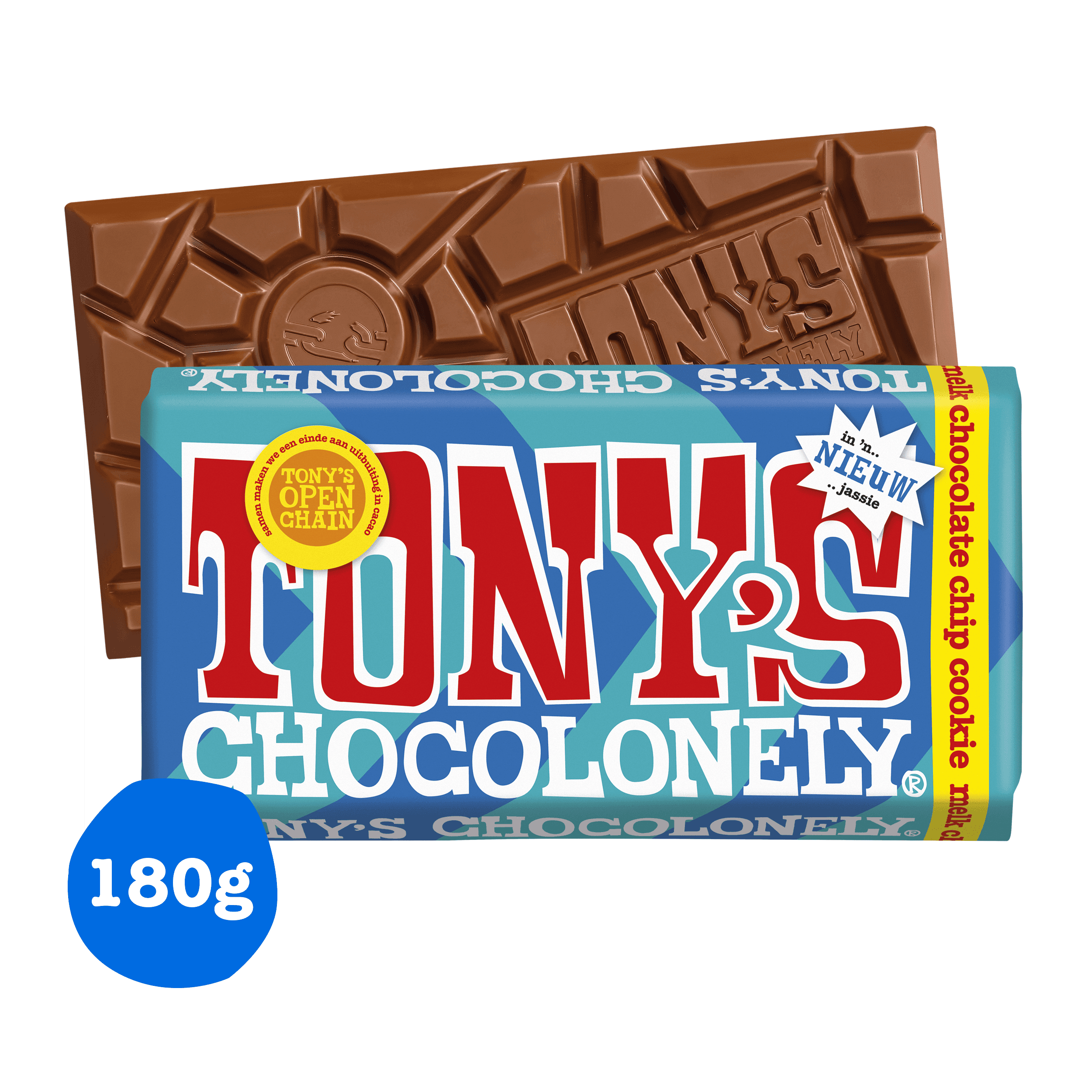 Tony's Chocolonely Melkchocolade chocolate chip cookie