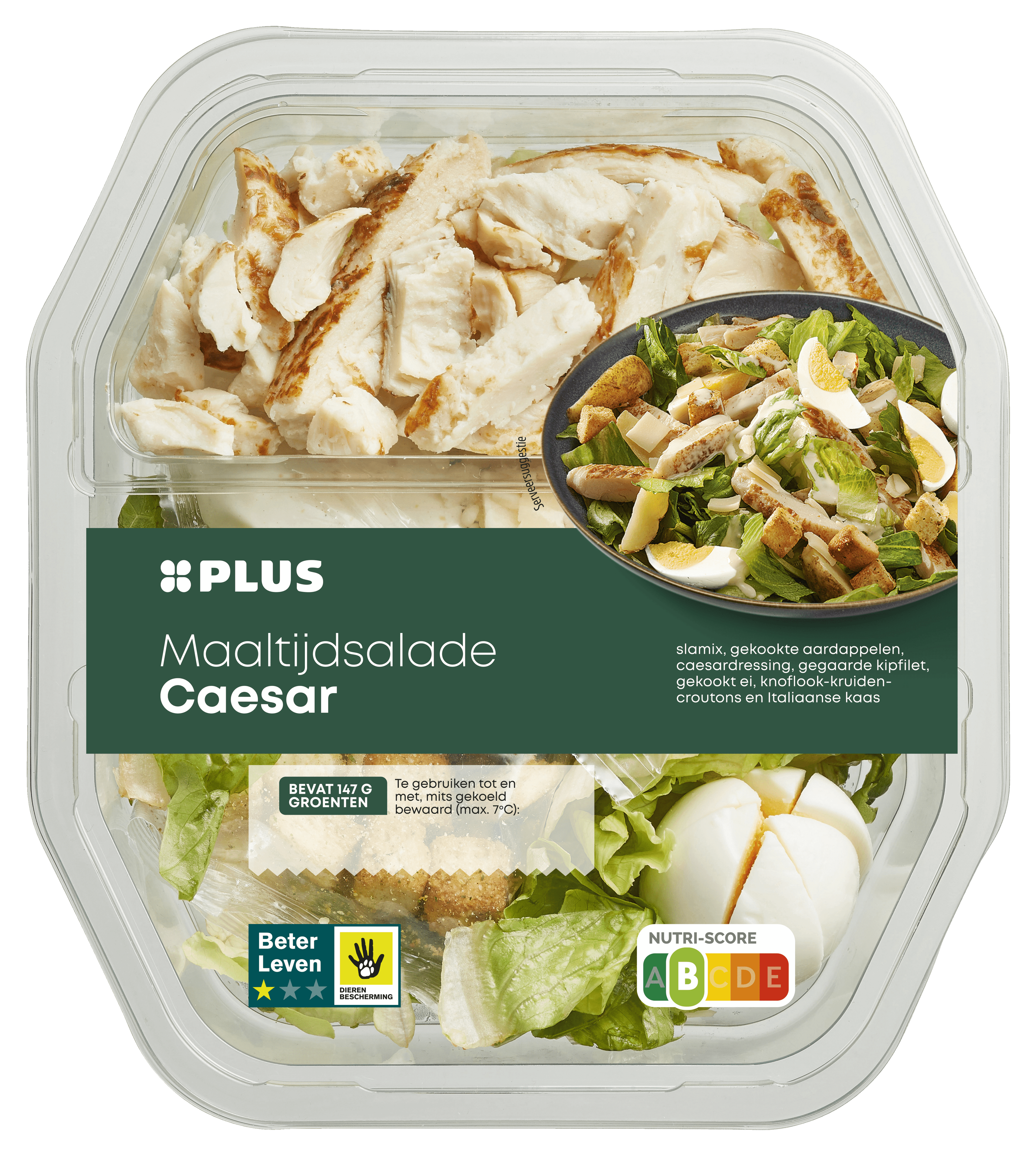 PLUS Maaltijdsalade Caesar