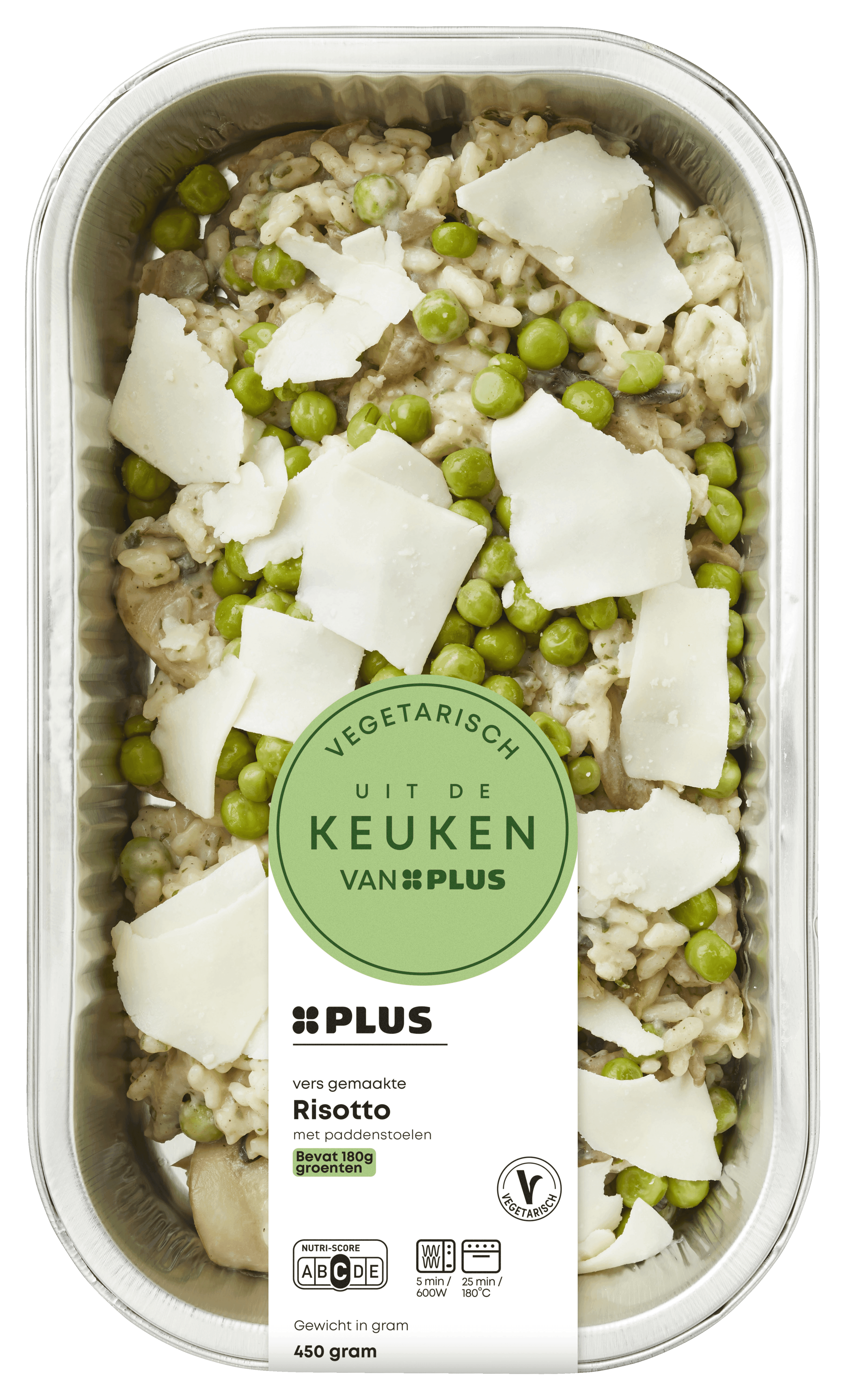 Uit de keuken van PLUS Risotto paddenstoelen