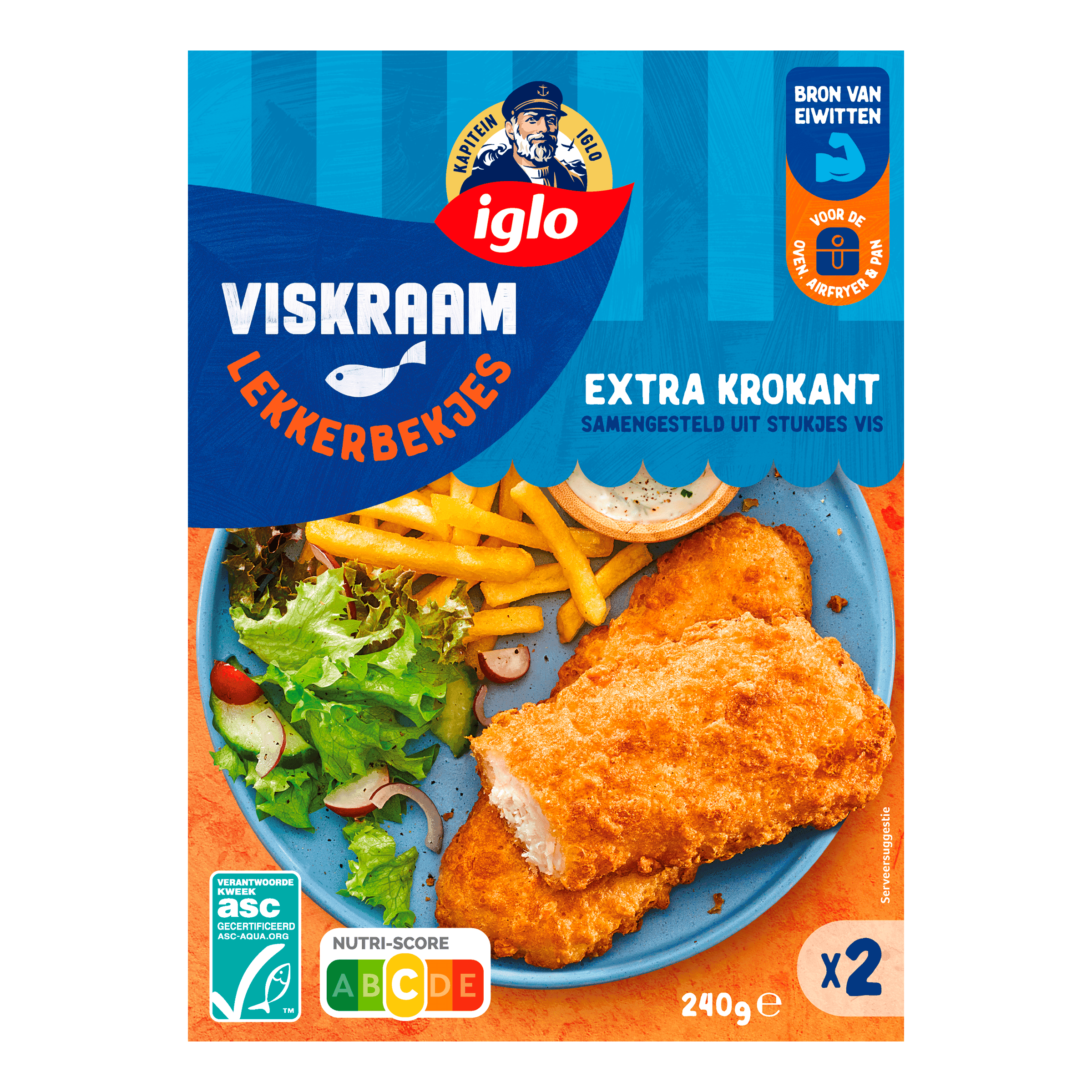 Iglo Viskraam Lekkerbekjes naturel