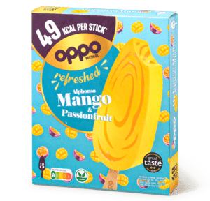 Refreshed alphonso mango & passionfruit stick