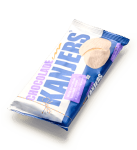 Witte chocolade karamel wafels