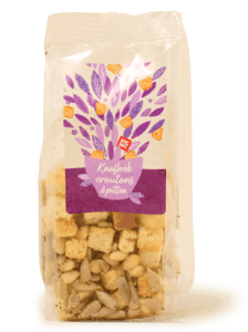 Salademix knoflookcroutons en zaden