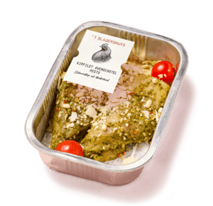 Kip-pesto ovenschotel met pijnboompitten