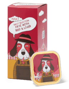 Paté premium rund & lever