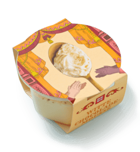 Witte chocolademousse