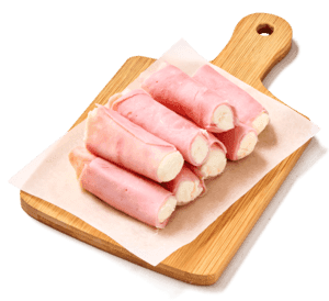 Hamrolletje aspergeroomkaas