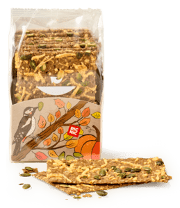 Dunne kaascrackers met pompoenpitten