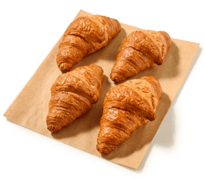 Grote roomboter croissants