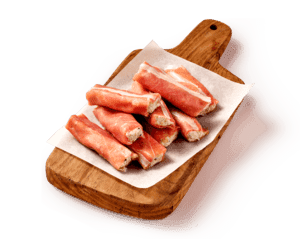 Serranohamrolletjes met truffelroomkaas