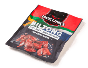 Biltong vleessnack