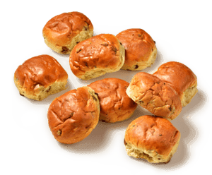 Rozijnen-krentenbollen mini