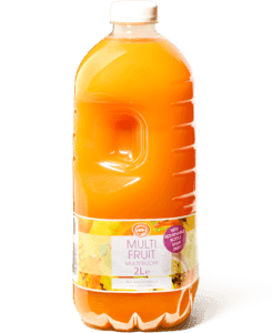 Vruchtensap multi fruit gekoeld