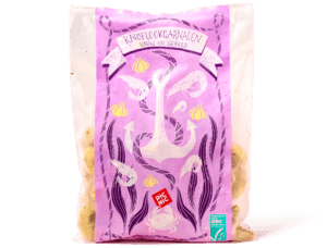 Knoflookgarnalen rauw en gepeld