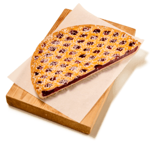 Kersenrastervlaai half