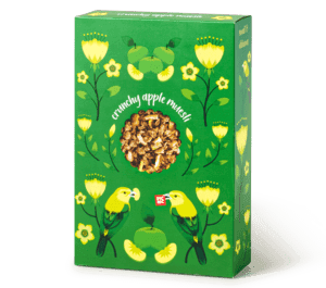 Krokante muesli appel