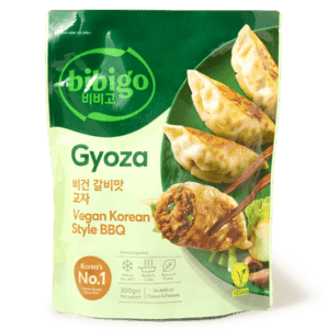 Vegan gyoza korean style bbq