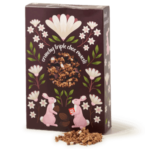 Krokante muesli triple choc