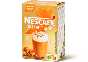 Latte caramel oploskoffie