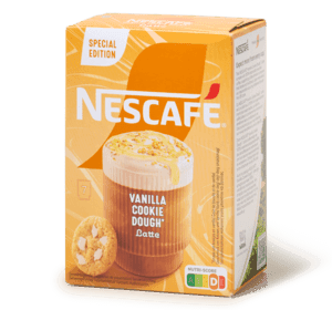 Vanilla cookie dough latte