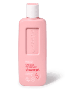 Douchegel white peach & cederwood