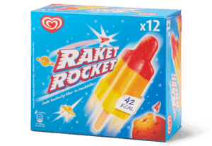 Raket ijsjes