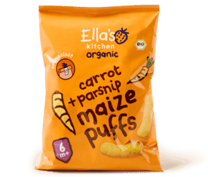 Maize puffs wortel pastinaak 6+