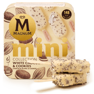 Mini white chocolate & cookies