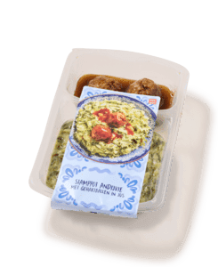 Stamppot andijvie met gehaktballen