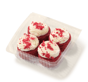 Mini slofjes mini red velvet