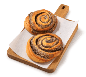 Maanzaad-roombroodje