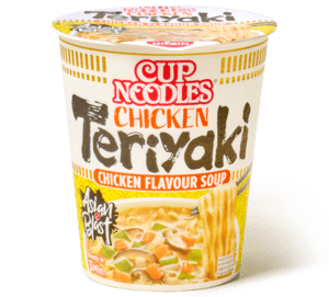 Cup noodles teriyaki chicken