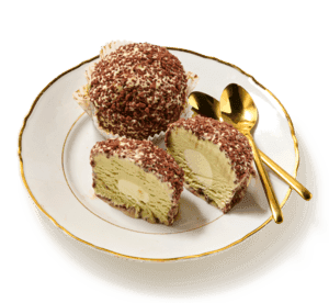 Tartufo pistache-ijs