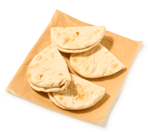 Gevouwen flatbreads
