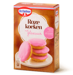 Roze koeken mix